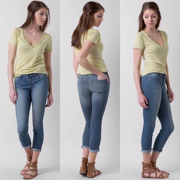 FREE PEOPLE mid rise Skinny Ankle Size 26 - Picture 2 of 6